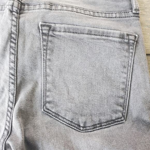 Frame Denim Dark Grey Zipped Ankle Le Skinny de Jeanne Size 26 - Picture 3 of 12